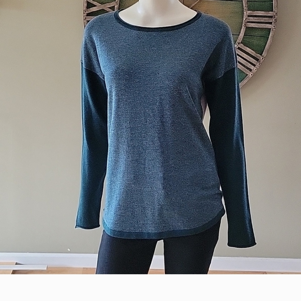 Smartwool Shadow Pine lightweight colorblock sweater